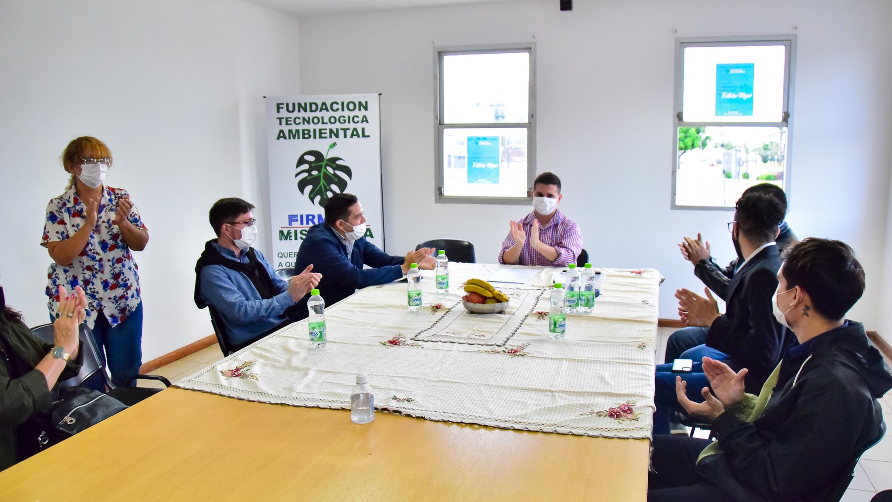 Momento de participación e intercambio durante la jornada de apertura de la Fundación